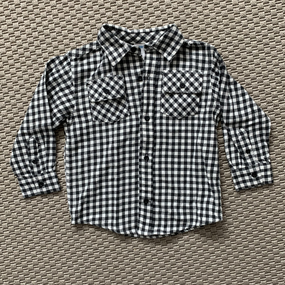 🔥FINAL SALE: NWT Gymboree Forest Green/White Flannel Shirt